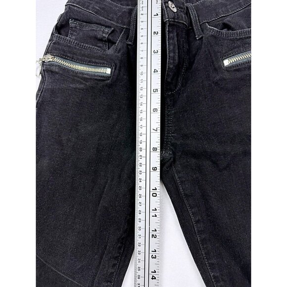 Joe's Jeans Fit 24, Size 27 Nikitia Black Skinny Ankle Zip Pocket GPVNTK5968 - Picture 4 of 13